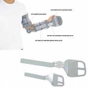 Ортез локтевого сустава и кисти с регулировкой подвижности AM-KG-AM/1RE