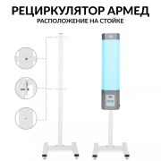 Рециркулятор Армед 2-115 МТ (металл с таймером) 