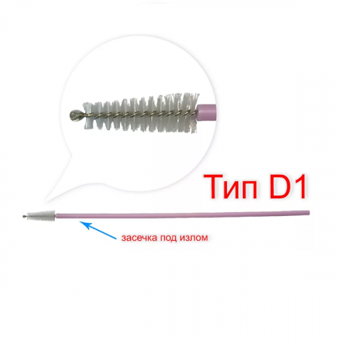 Зонд урогенит. тип D-1 Цитощетка КОМЕТАLINE, с шарик., 100/2000, 100 шт.
