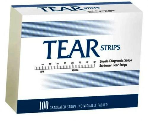 Тест-полоски офтальмологические Tear Strips № 100, 100 шт.