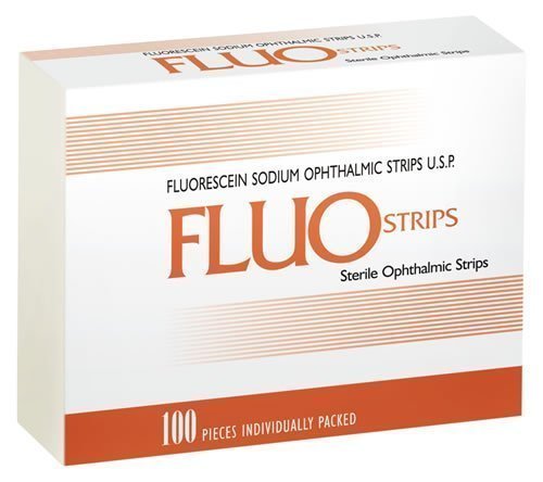 Тест-полоски офтальмологические FluoStrips № 100, 100 шт.