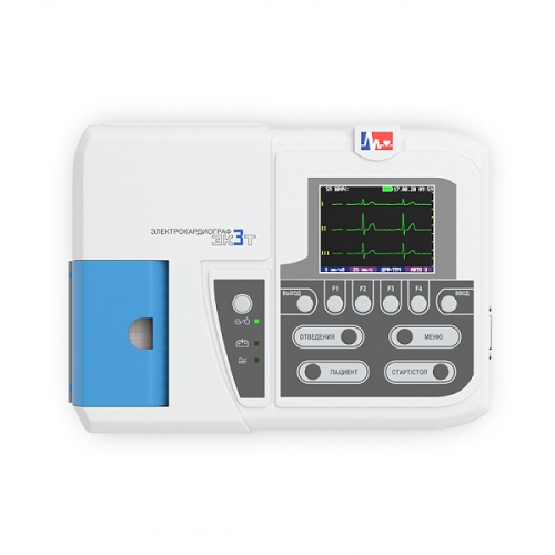 Электрокардиограф 1-3 канальный ЭК3Т-01-Р-Д/1 НПП "МОНИТОР" бумага 57мм